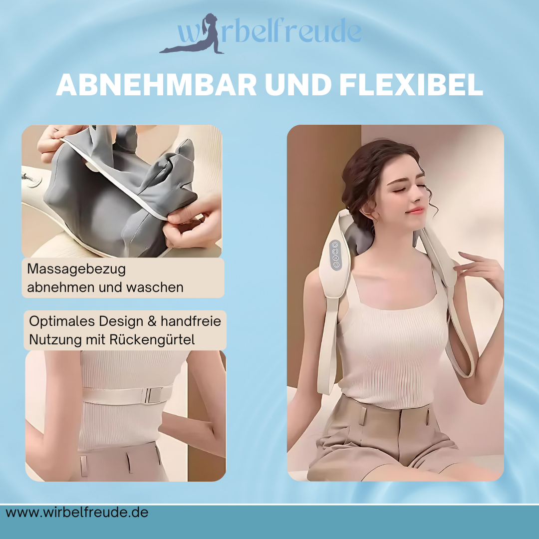 Wirbelfreude ShiatsuTouch Pro - Intelligentes 5D Massagegerät